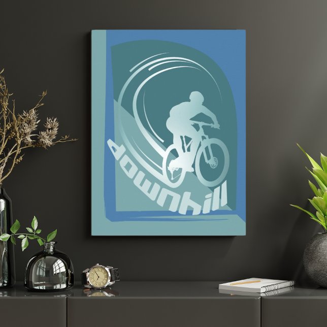Downhill Mountainbike MTB Mountainbike Poster (Von Creator hochgeladen)