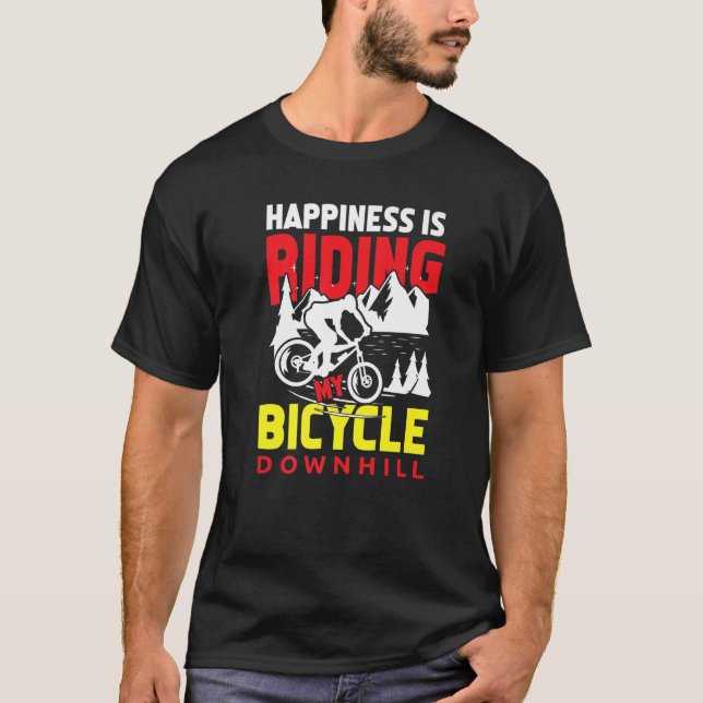 Downhill-Mountainbiking Extrem Sp T-Shirt (Vorderseite)