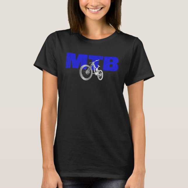 Downhill MTB Cyclist Outfit for Mountain Bikers T-Shirt (Vorderseite)