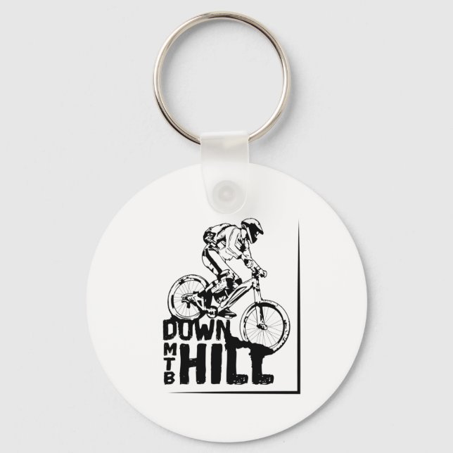 Downhill MTB Schlüsselanhänger (Vorderseite)