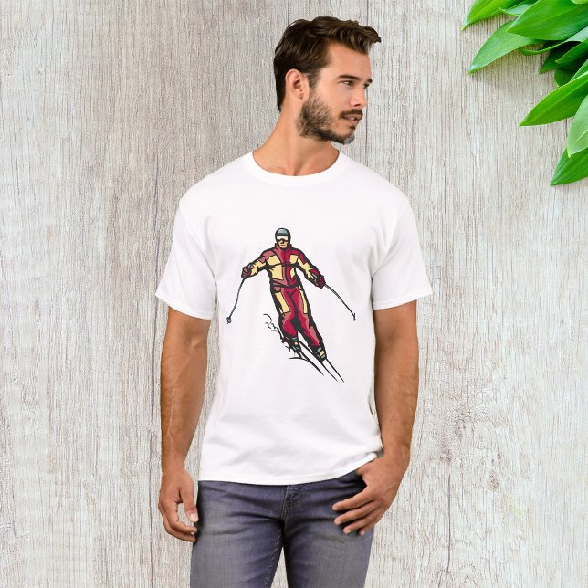 Downhill Skier T-Shirt (Von Creator hochgeladen)