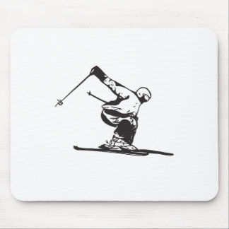 Downhill Skiing Skier  Mousepad