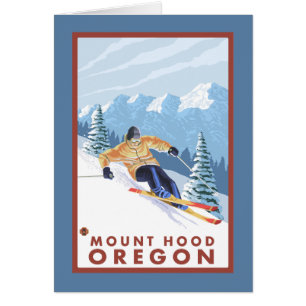 Downhill Snow Skier - Berghof, Oregon