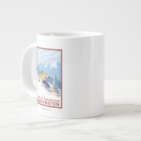 Downhill Snow Skier - Kristallberg, WA