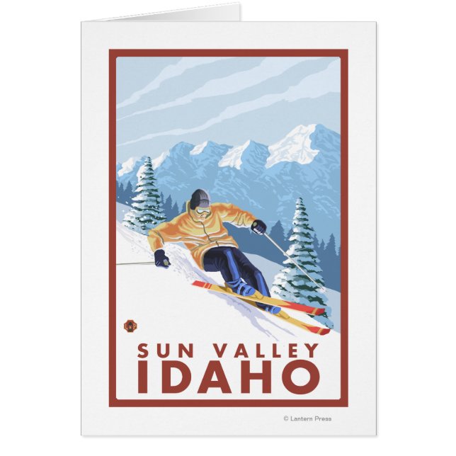 Downhill Snow Skier - Sun Valley, Idaho (Vorne)