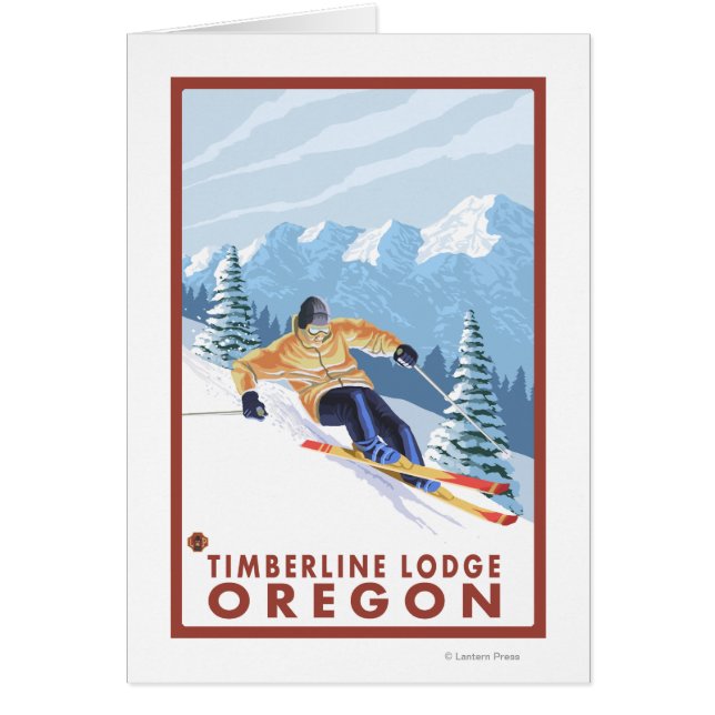 Downhill Snow Skier - Timberline Lodge, Oregon (Vorne)