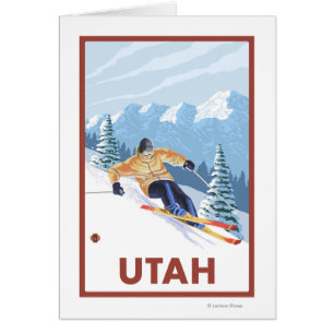 Downhill Snow SkierUtah