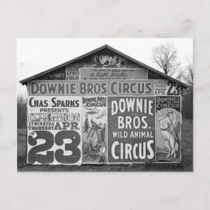 Downie Bros. Circus, 1936 Postkarte