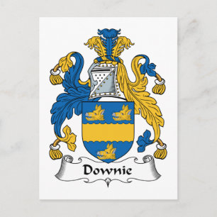 Downie Familienwappen Postkarte