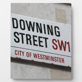 Downing Street Sign Fotoplatte