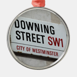 Downing Street Sign Ornament Aus Metall