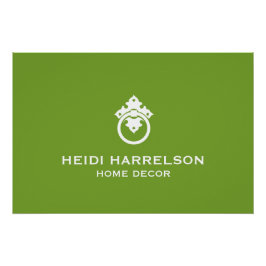 Download des Vintagen Dock-Knockens Grün/Weiß-Logo Poster