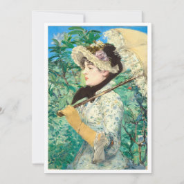 Download Jeanne Spring von Edouard Manet. Einladung