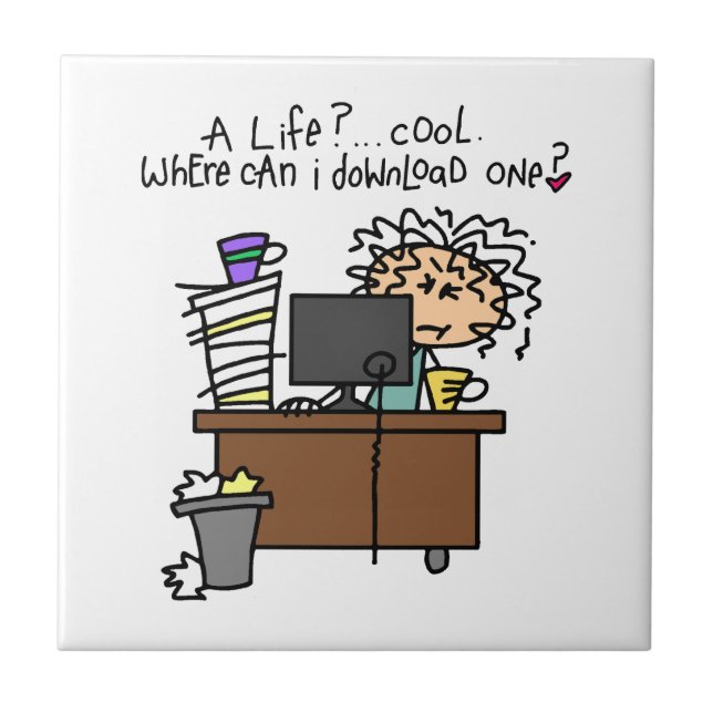 Download-Leben-Spaß Fliese (Vorderseite)