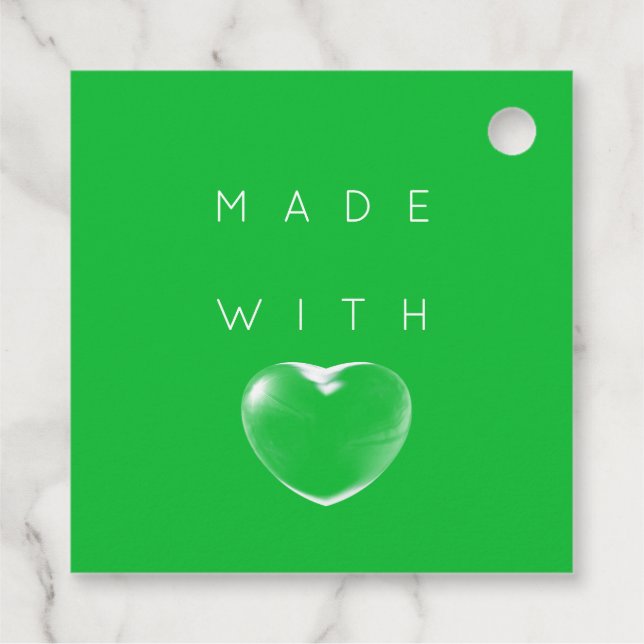 Download-Logoshop Vielen Dank, dass Sie grün Geschenkanhänger (Rückseite)