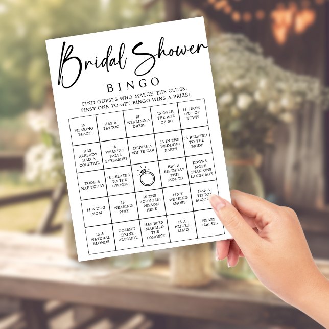 DOWNLOADABLE Bridal Bingo Brautparty Game Poster (Von Creator hochgeladen)