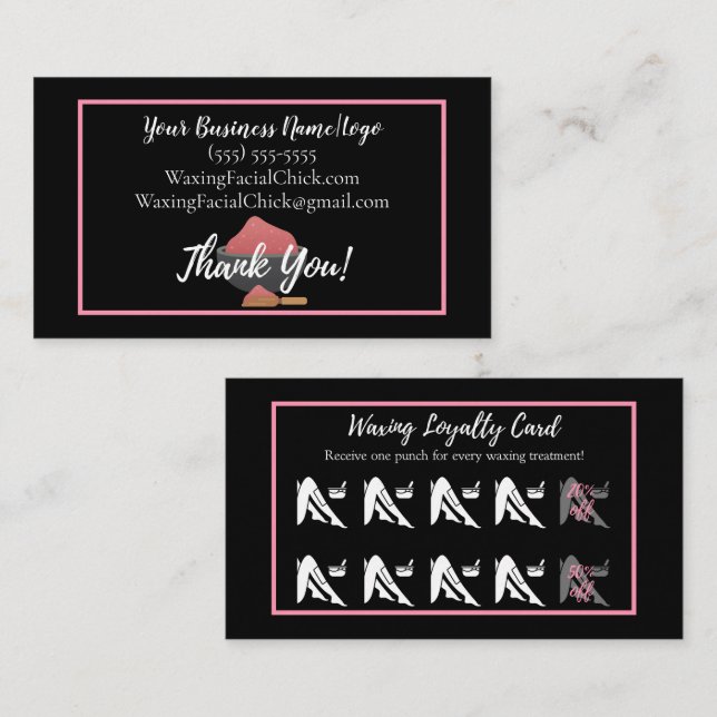 Downloaden von Loyalitätsrabatten Visitenkarte (Vorne/Hinten)