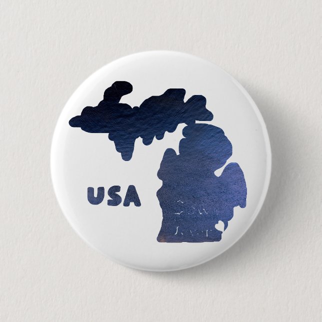 Downriver Michigan Button (Vorderseite)