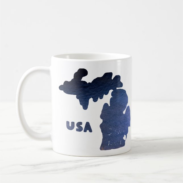Downriver Michigan Kaffeetasse (Links)
