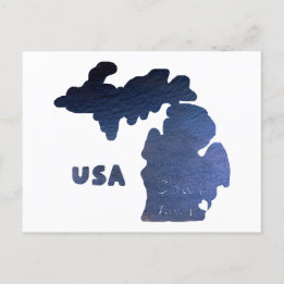 Downriver Michigan Postkarte