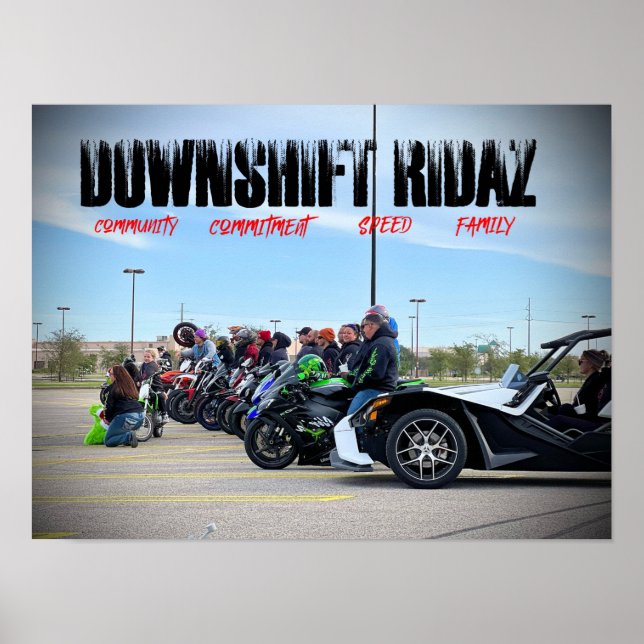 Downshift Ridaz Poster (Vorne)