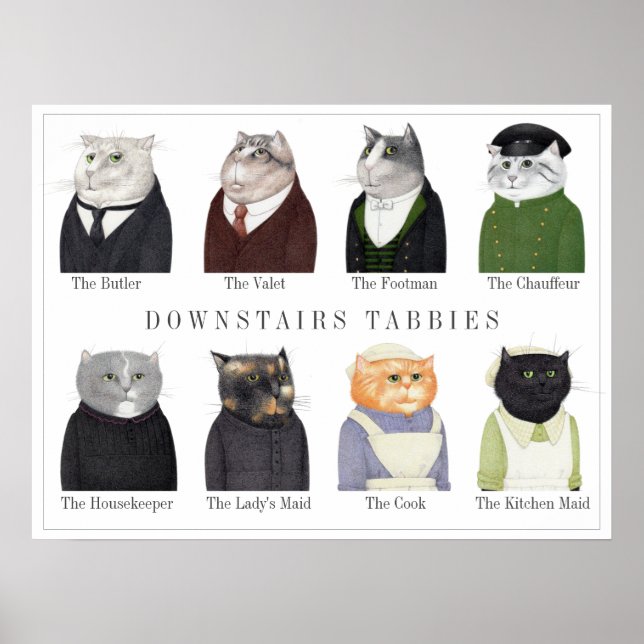 DOWNSTAIRS TABBIES Poster (Vorne)