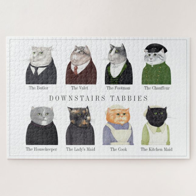 DOWNSTUFEN TABBIES 20x30 Puzzle (Horizontal)