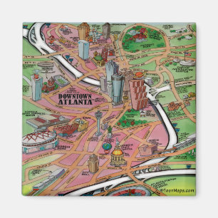 Downtown Atlanta Georgia Magnet