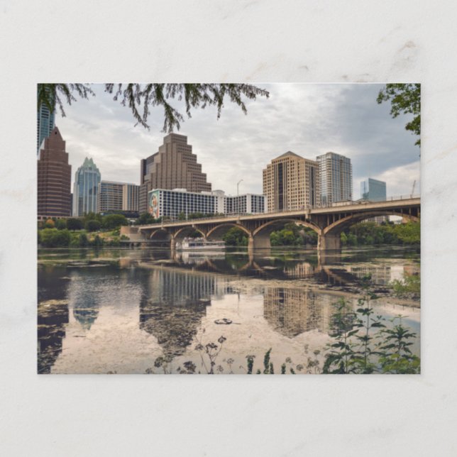 Downtown Austin Skyline Postkarte (Vorderseite)