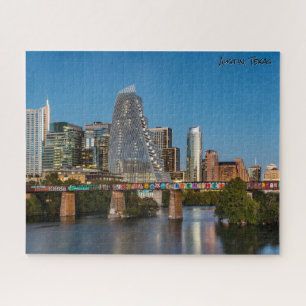 Downtown Austin Texas bei Dämmerung Puzzle