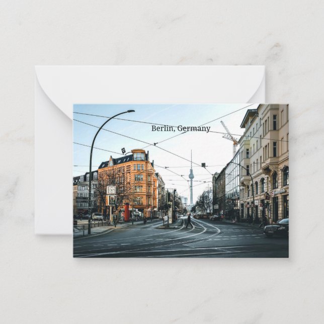 Downtown Berlin, Deutschland fotografieren Mitteilungskarte (Vorderseite)