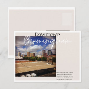Downtown Birmingham Postkarte
