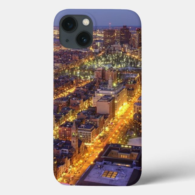 Downtown Boston und Hancock Tower Case-Mate iPhone Hülle (Rückseite)