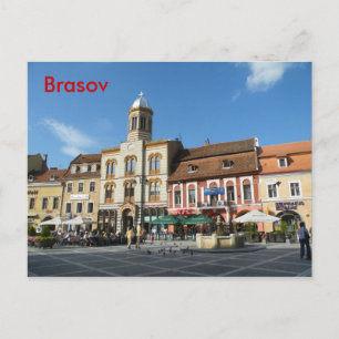 Downtown Brasov Postkarte