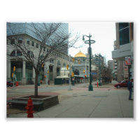 Downtown Buffalo NY bei Main und W Chippewa