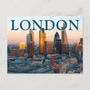 Downtown Business District   London, England Postkarte