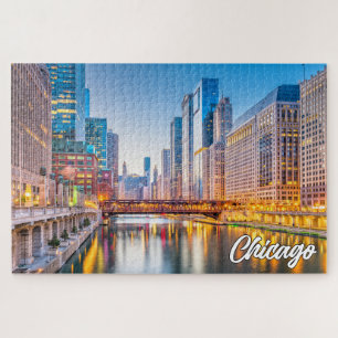 Downtown Chicago, Illinois, Vereinigte Staaten Puzzle