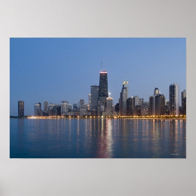 Downtown Chicago Skyline Poster (Vorne)