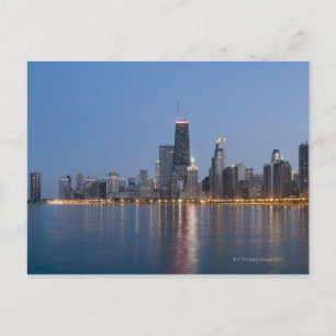 Downtown Chicago Skyline Postkarte