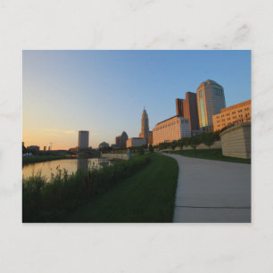 Downtown Columbus, Ohio at Sunset Postkarte