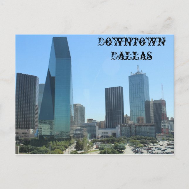 Downtown Dallas Texas # 3 Postkarte (Vorderseite)