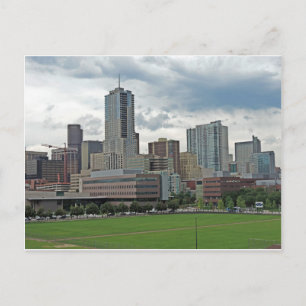 Downtown Denver Colorado City Skyline Postkarte
