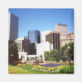Downtown Denver Souvenir Magnet