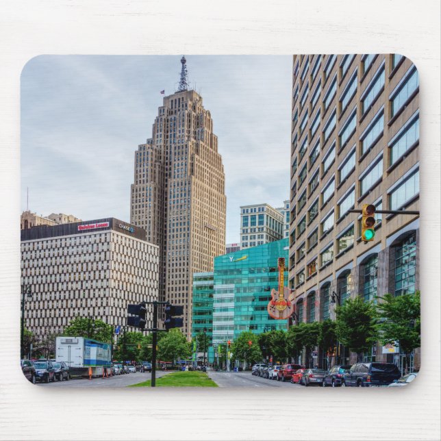 Downtown Detroit Mousepad (Vorne)