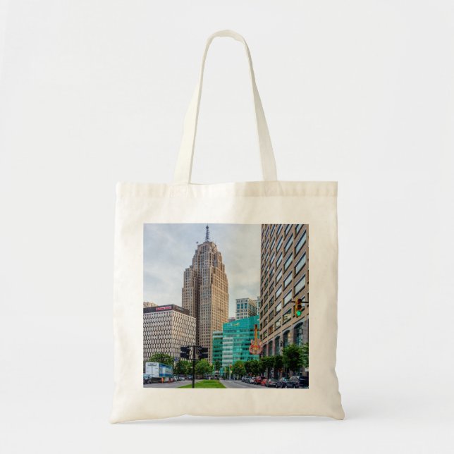 Downtown Detroit Tragetasche (Vorne)