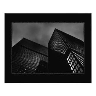 Downtown Fogfest Nr. 14 mit Grenze Fotodruck