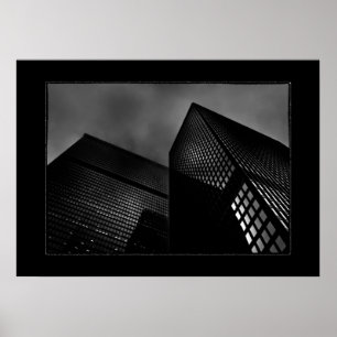 Downtown Fogfest Nr. 14 mit Grenze Poster