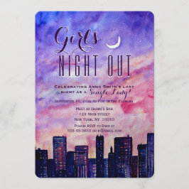 Downtown Girl's Night Out bei Sunset Einladung
