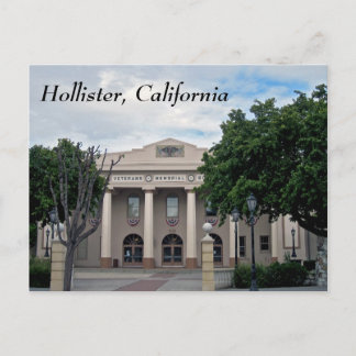 Downtown Hollister, Kalifornien Postkarte