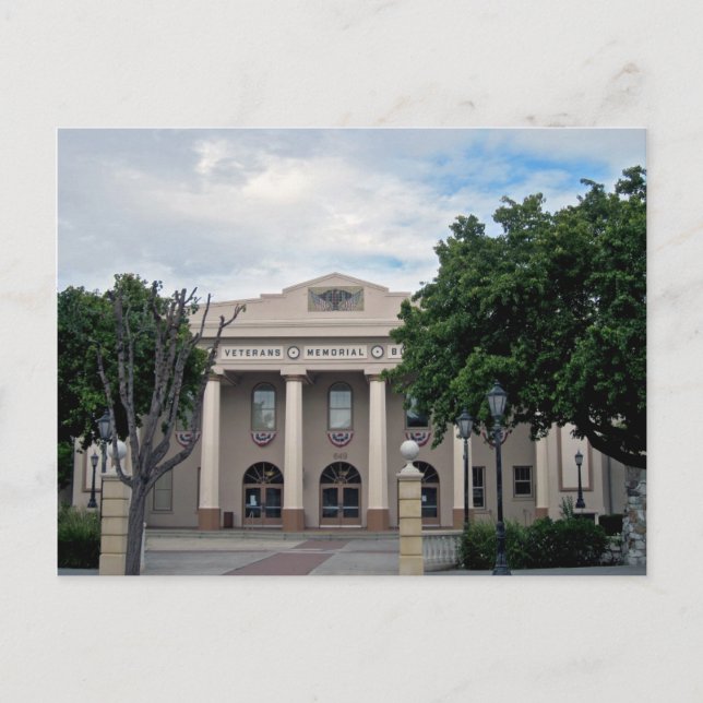 Downtown Hollister Postkarte (Vorderseite)